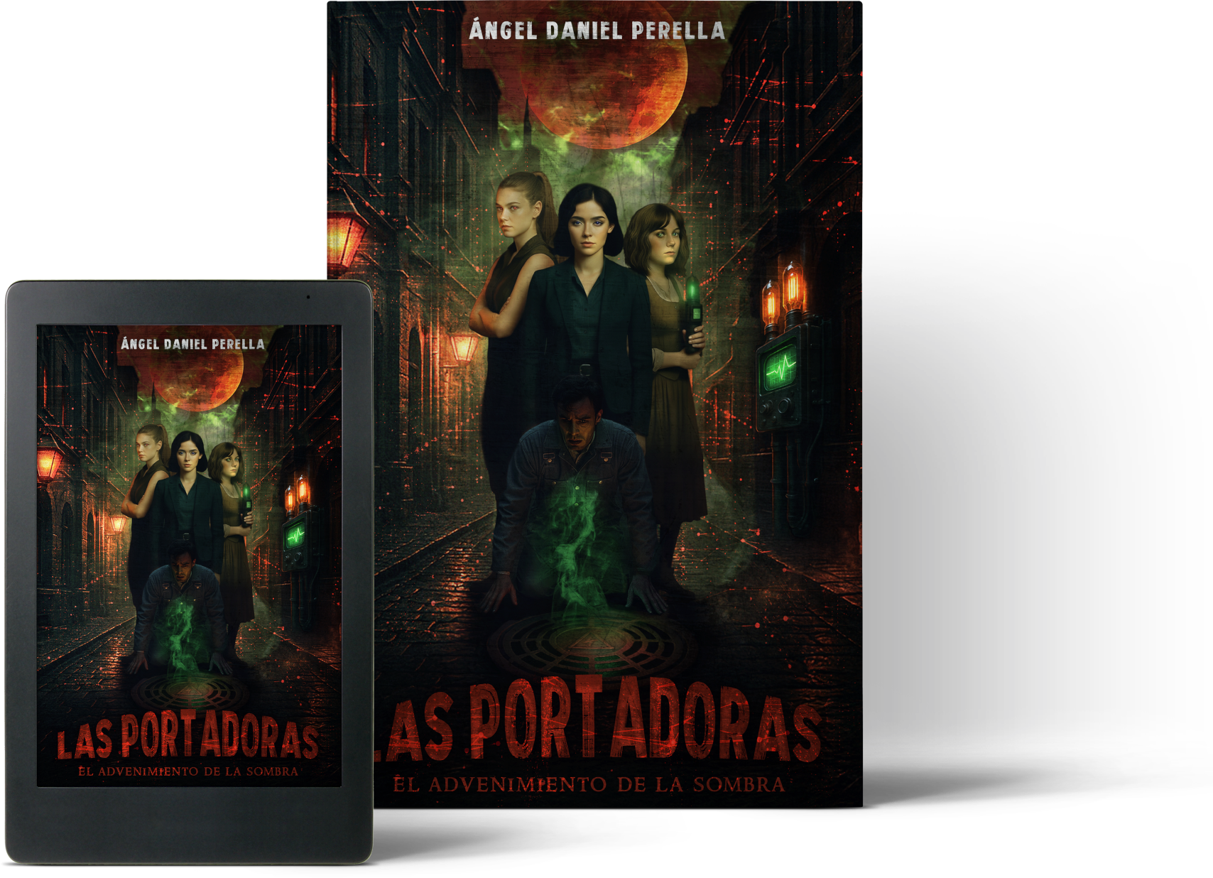Las Portadoras - Mockup del libro